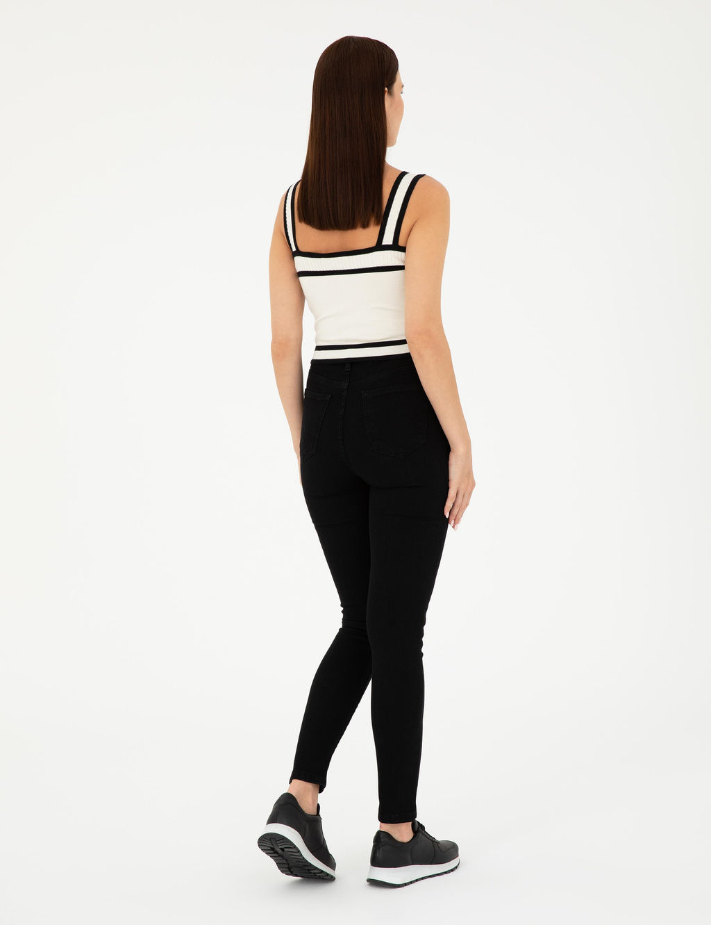 Siyah Skinny Fit Jean Pantolon