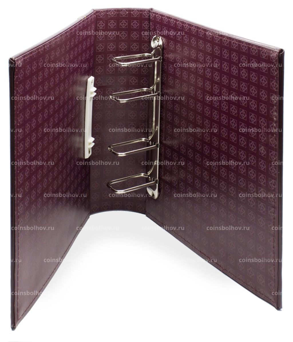 Альбом для монет без листов c защитным шубером формат Optima Gigant Красный Классический дизайн LEUCHT Красный Классический дизайн LEUCHTTURM 301654