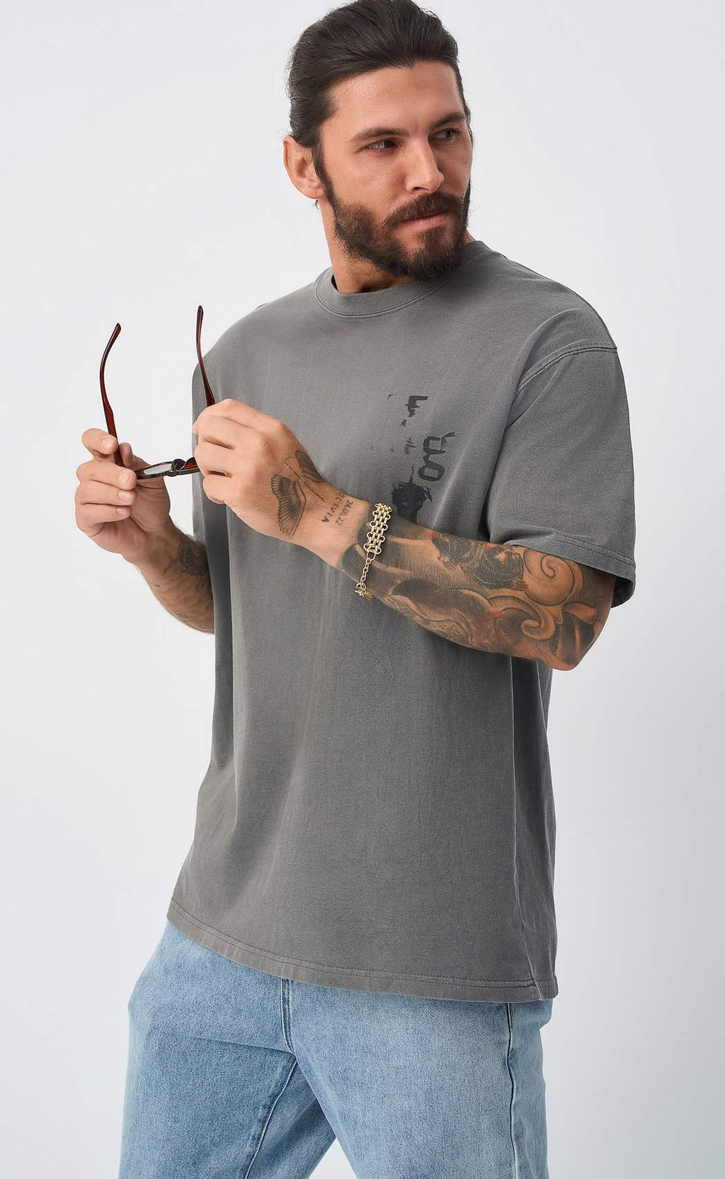 Футболка P511-06005 d.grey