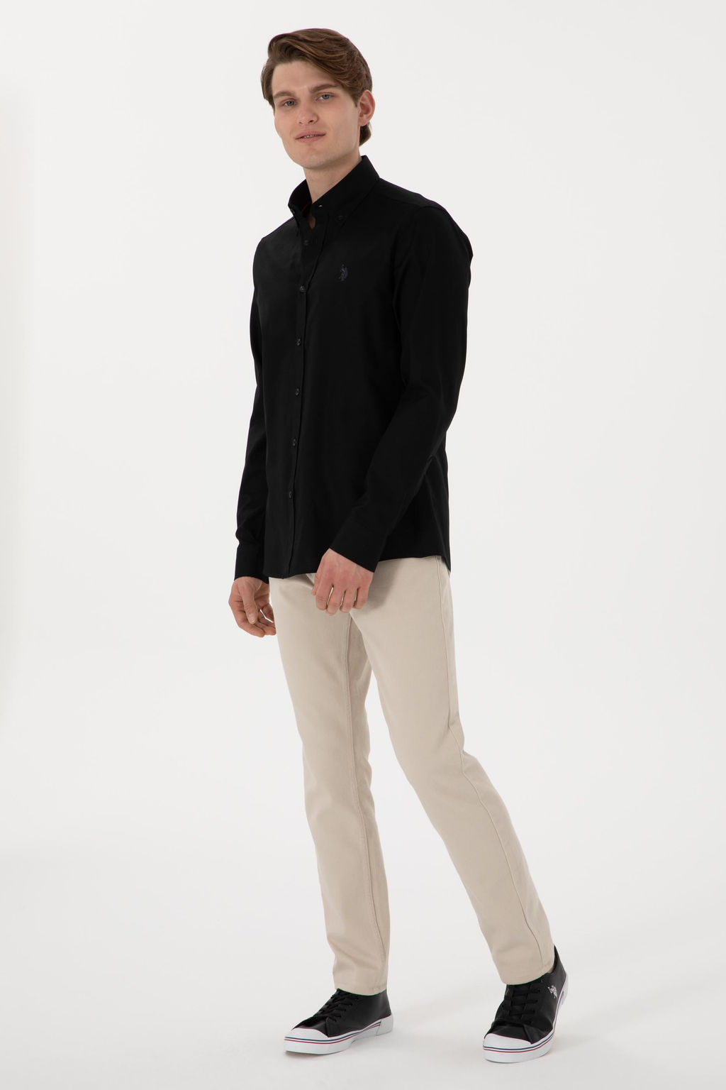 Erkek Siyah Uzun Kollu Basic G_mlek - U.s. polo assn фото 4