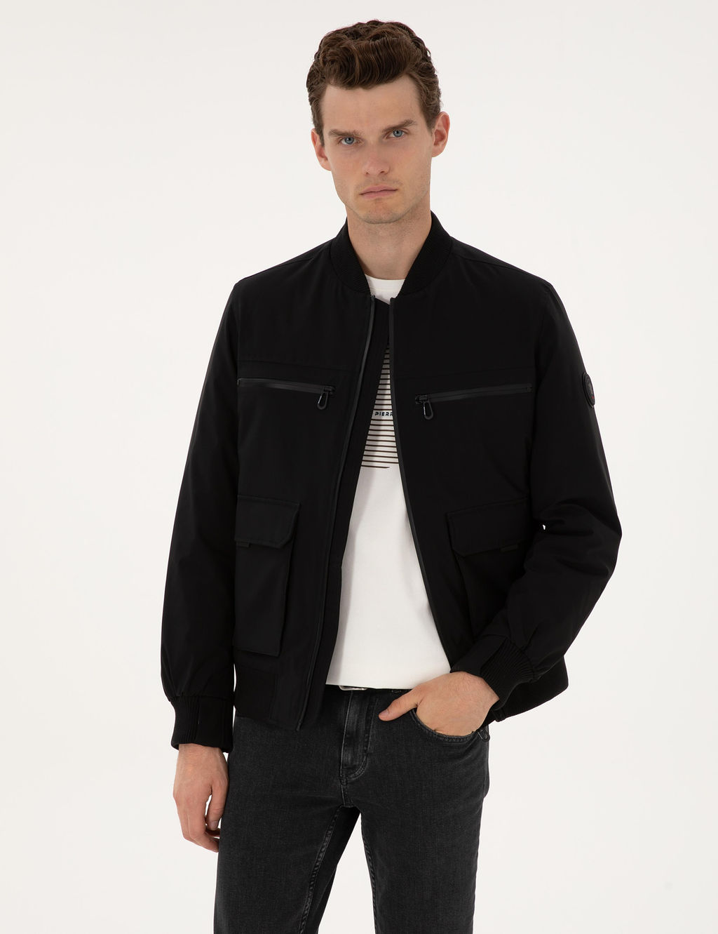 Siyah Regular Fit Mont - Pierre cardin фото 3