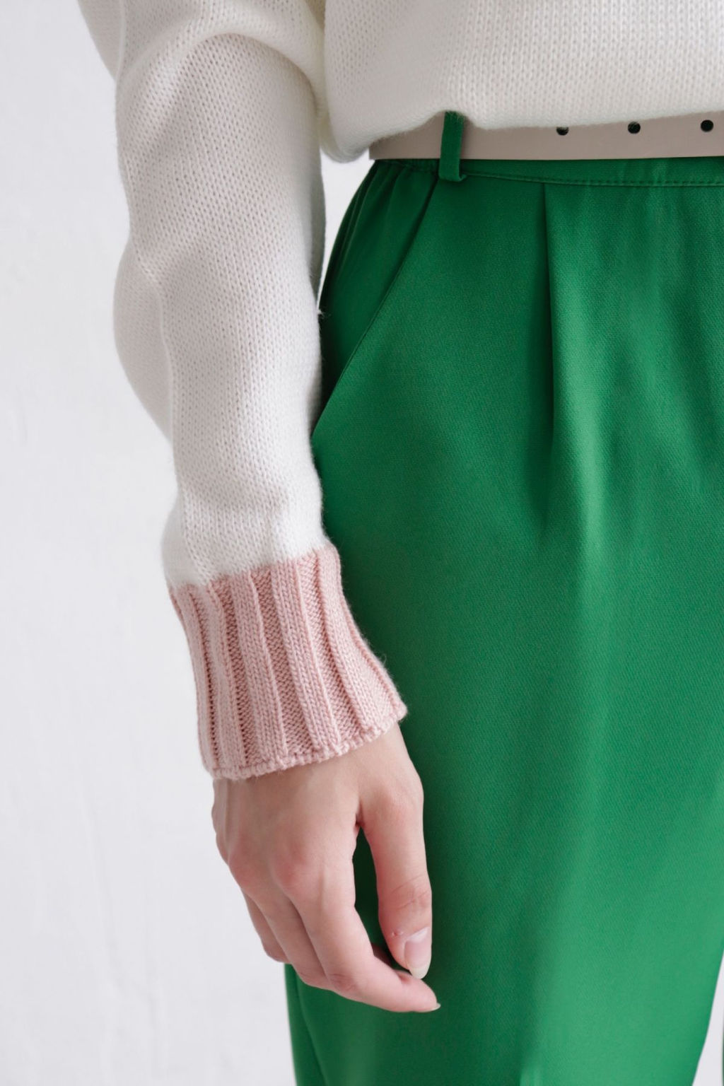 10138 Брюки классические зелёные - Martichelli фото 2