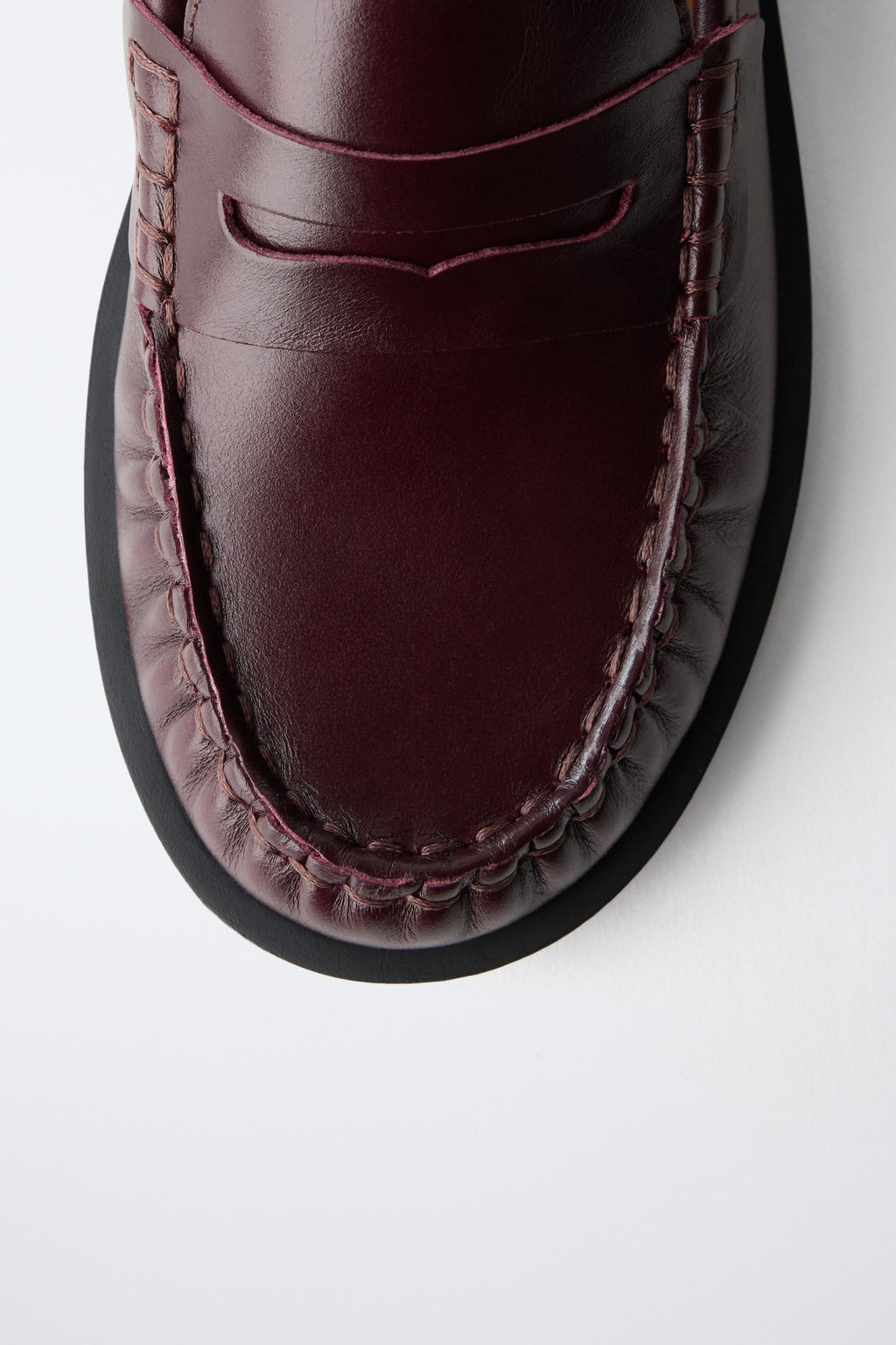 LEATHER LOAFERS - Zara фото 7