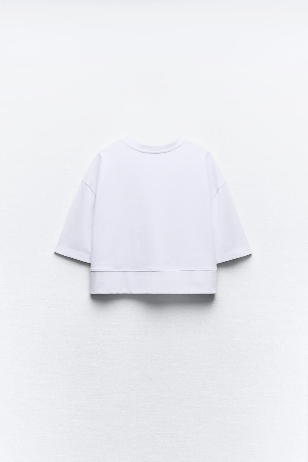 CROPPED T-SHIRT - Zara фото 9