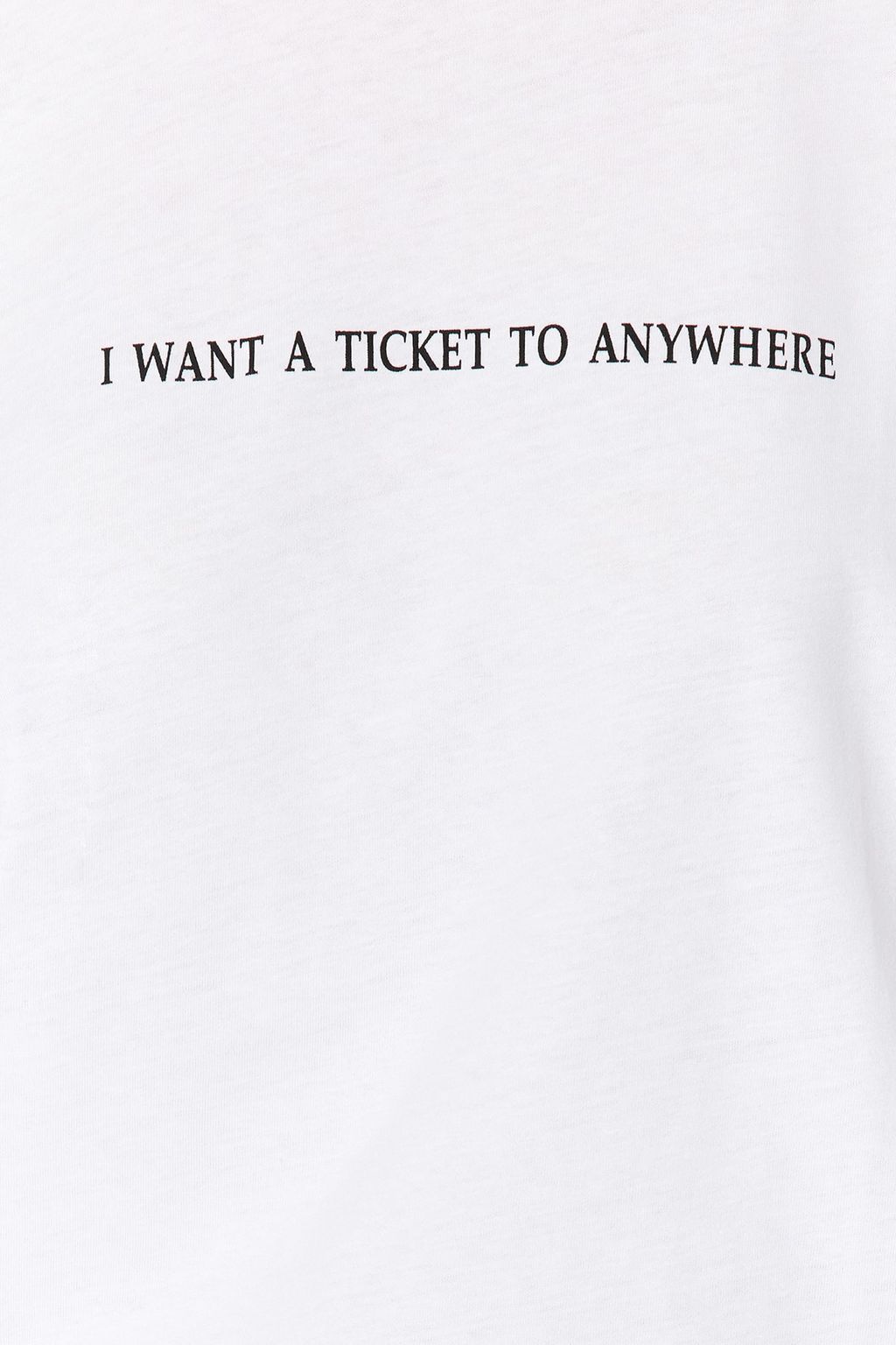 Beyaz %100 Pamuk Slogan Bask?l? Relaxed/Rahat Kesim Basic Bisiklet Yaka Orme T-Shirt TWOSS20TS0207