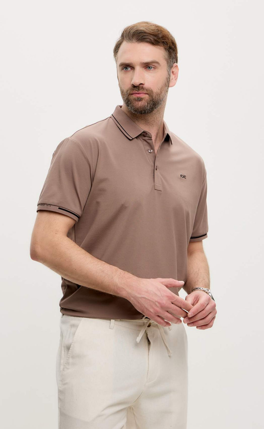 Поло муж. F511-07-062 cacao