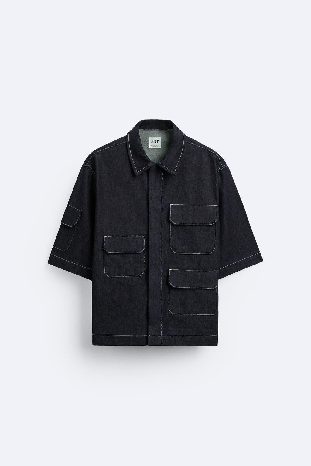 CEPLI OVERSIZE DENIM GOMLEK - Zara фото 7