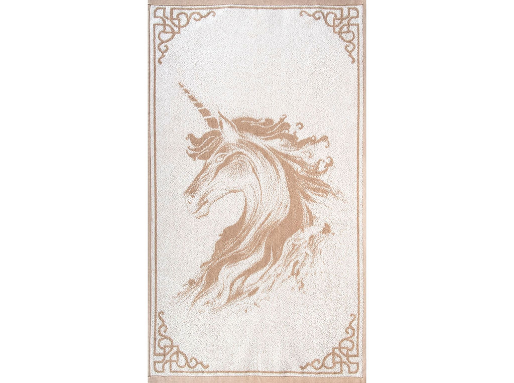 Полотенце махровое 6с103.512ж2 Огненный единорог (лен3) 50х90см