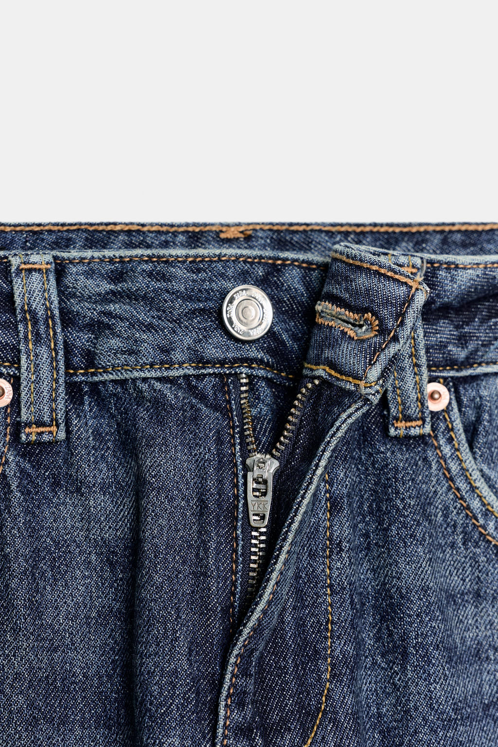 Z1975 WIDE-LEG CROPPED HIGH-WAIST JEANS - Zara фото 10