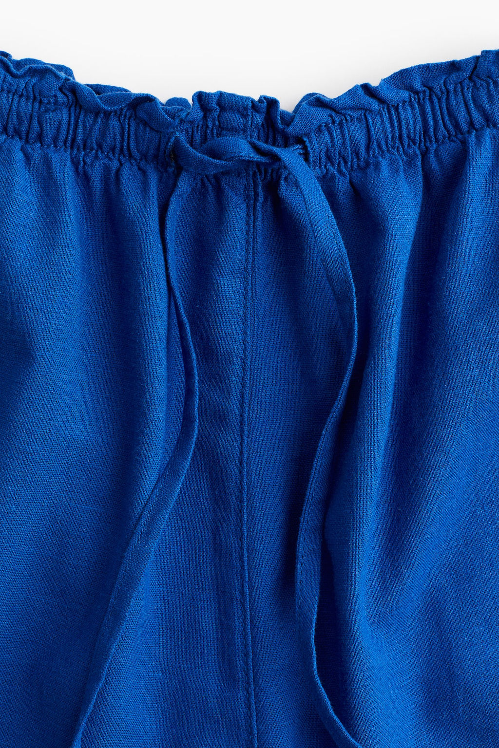Pantalon corto en mezcla de lino - H&m фото 6