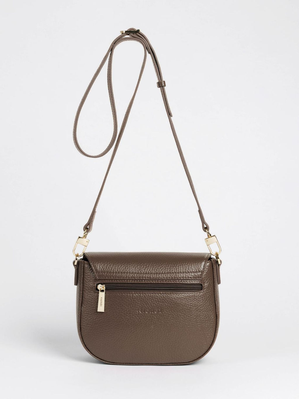 Женская кожаная сумка Richet 3292LG 251 Тауп