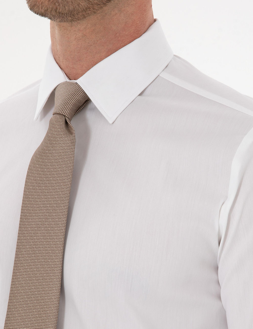Beyaz Slim Fit Pamuk Kar___ml_ G_mlek - Cacharel фото 7