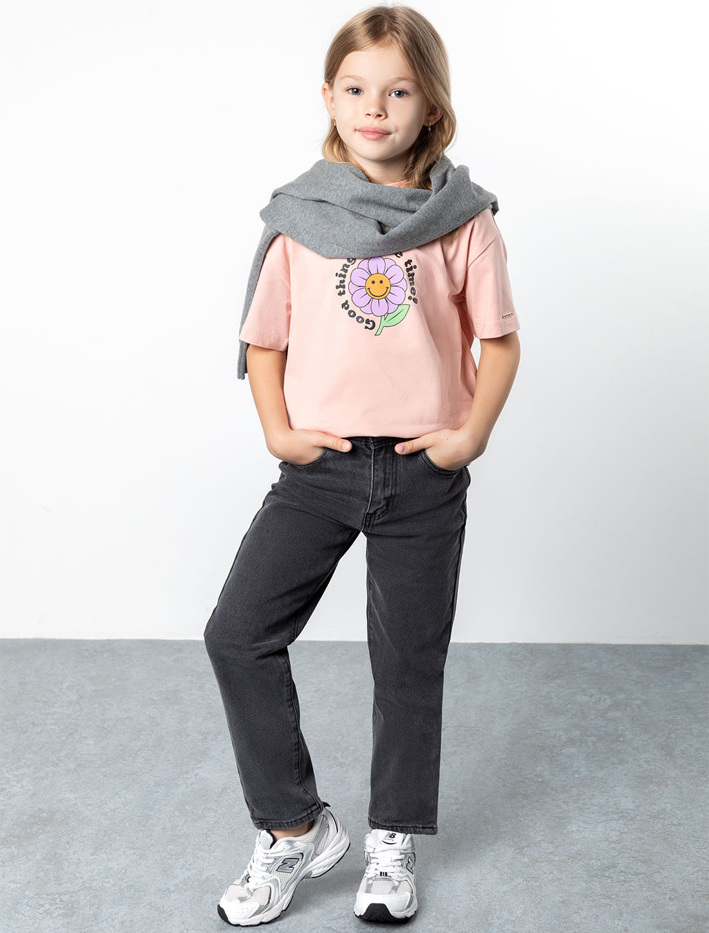 Джинсы mom-fit из эластичного хлопка