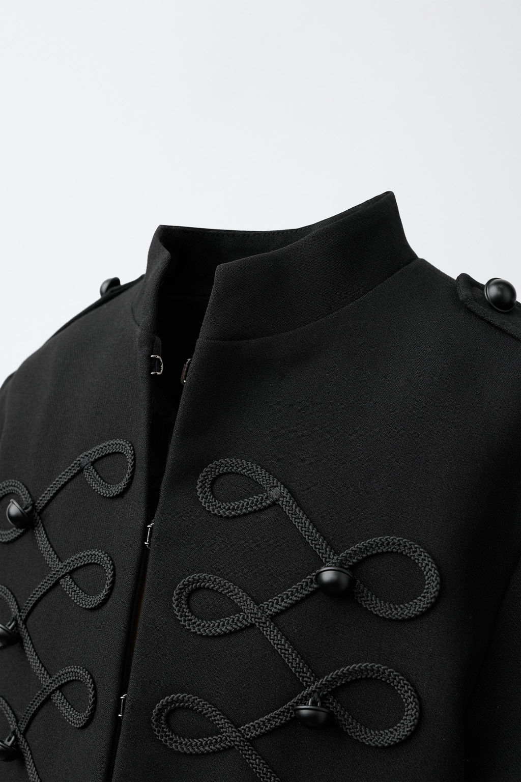 CHAQUETA ENTALLADA BOTONES / Negro - Zara фото 3