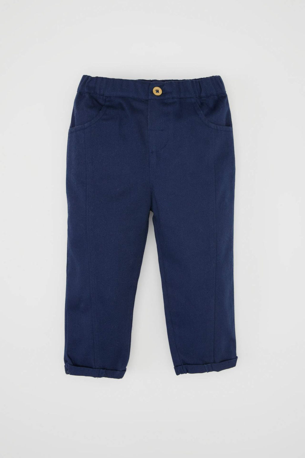 Erkek Bebek Beli Lastikli Duz Paca Gabardin Pantolon - Defacto фото 3