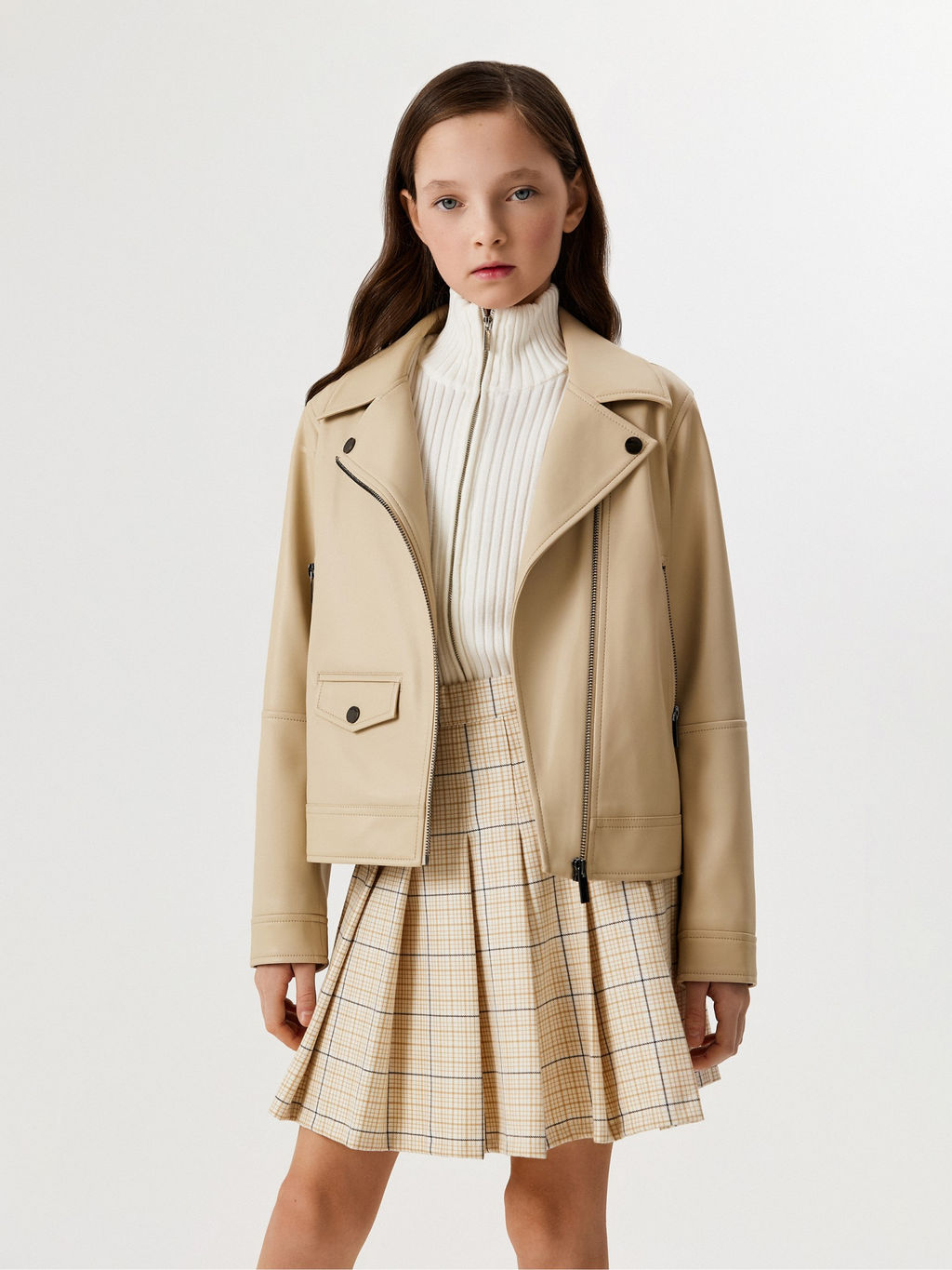 ACOOLA / Куртка детская для девочек Sarabi бежевый  фото 5