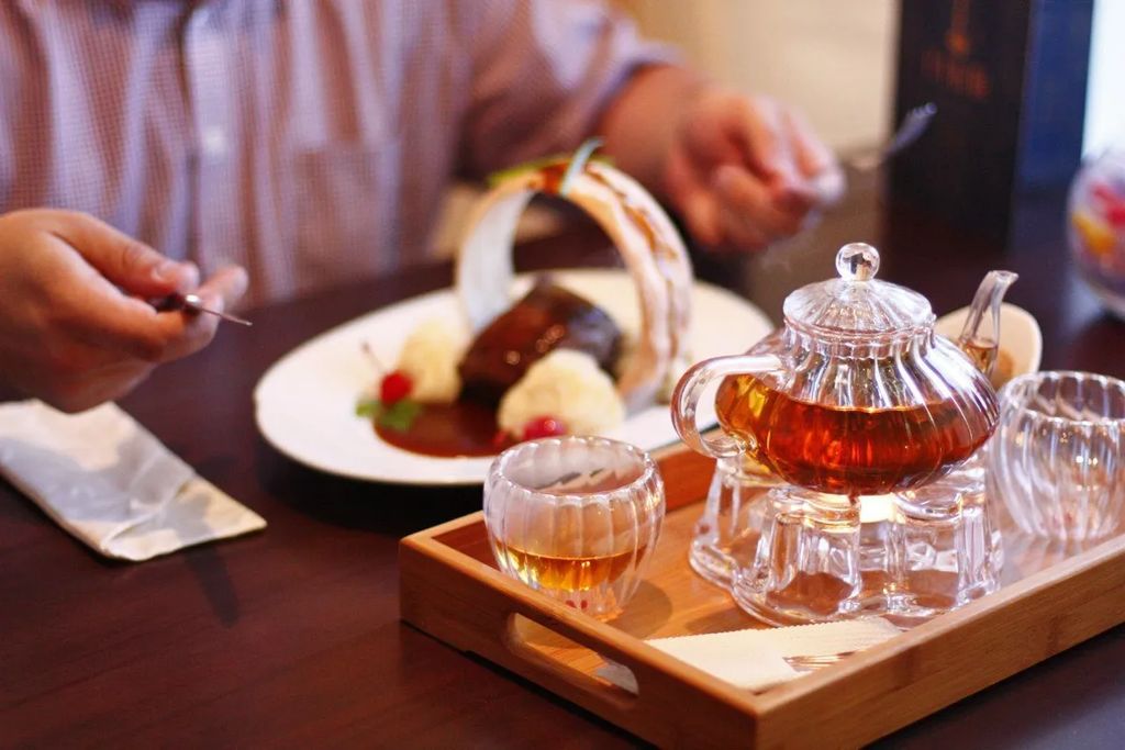 Чайник из жаропрочного стекла 600 мл Лотос с заварочной колбой - Слон фото 4