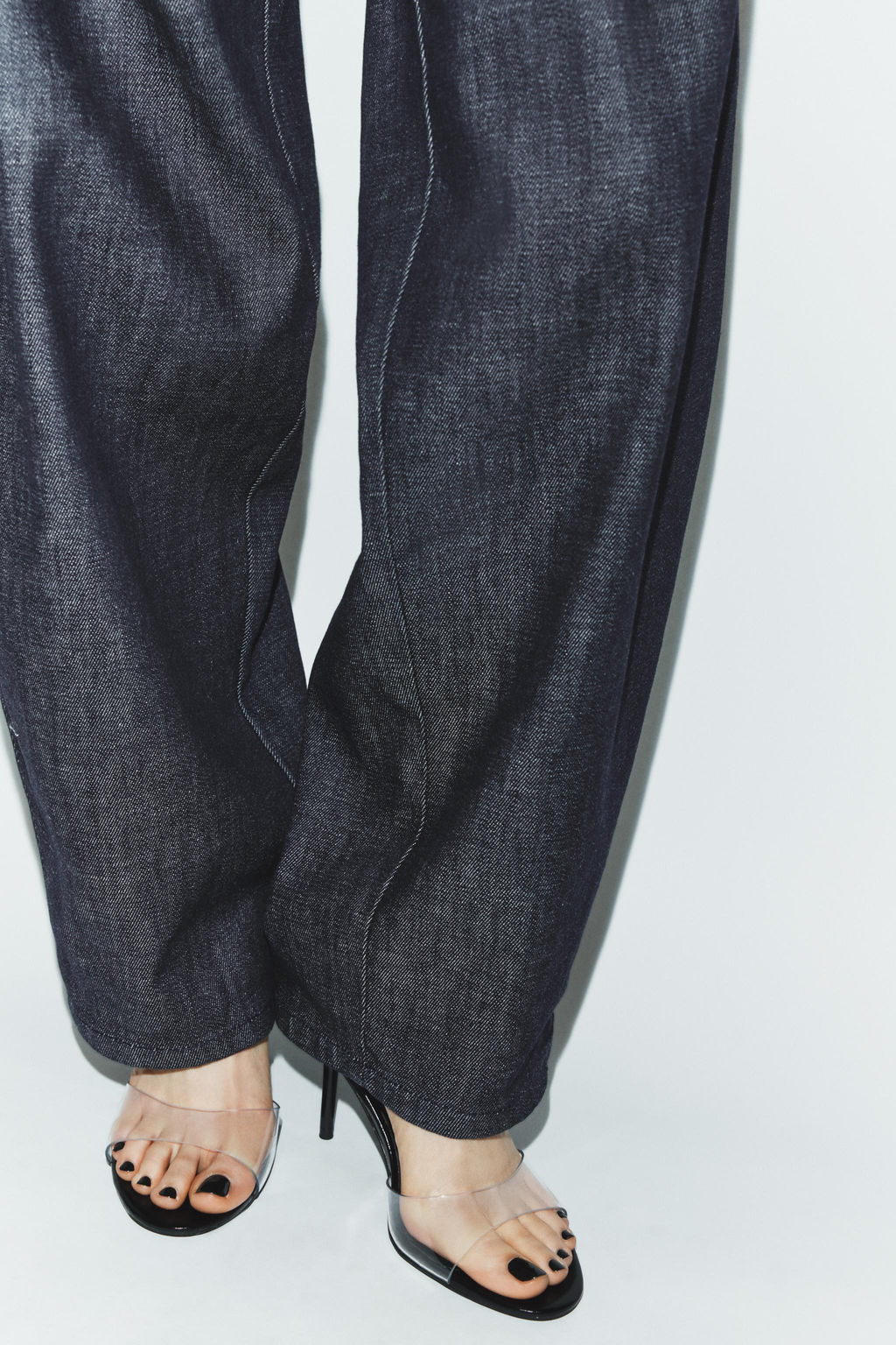 SANDALIA TAC?N VINILO / Transparente - Zara фото 2