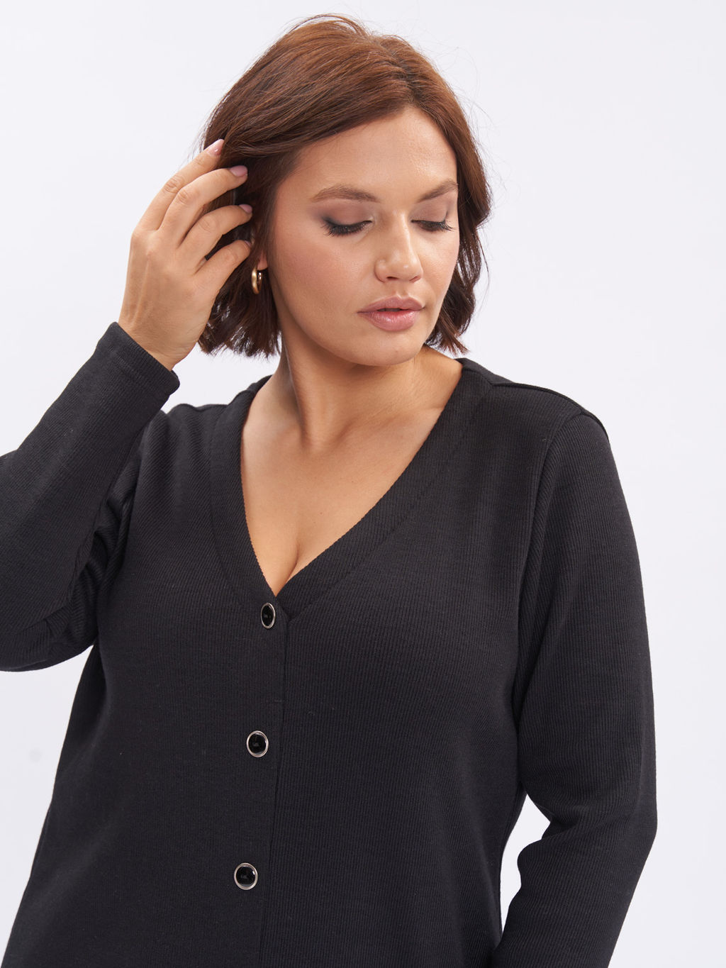 Платье из джерси ZPP81008BLK01 - ZORY фото 5