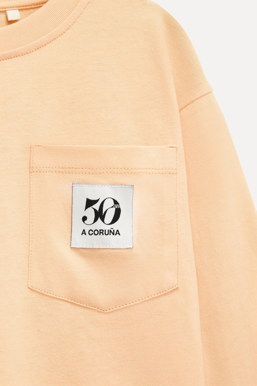 6-14 YEARS/ 50TH ANNIVERSARY LABEL POCKET T-SHIRT - Zara фото 3