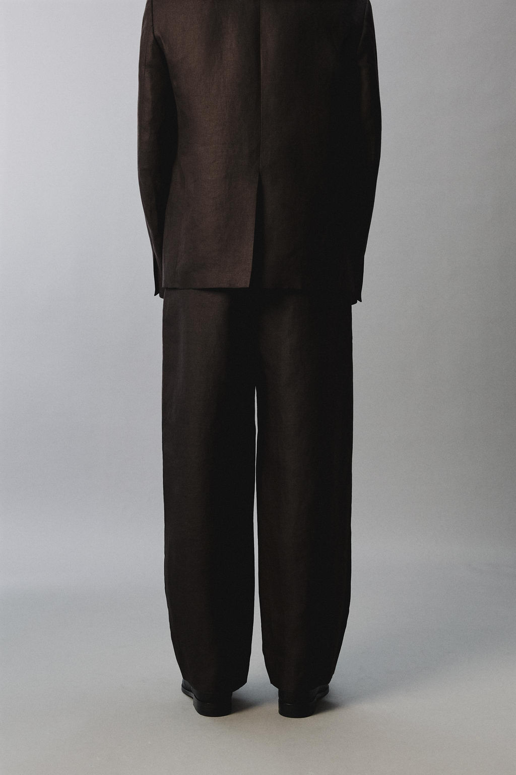 PANTAL?N TRAJE 100% LINO LIMITED EDITION / Marr?n - Zara фото 11