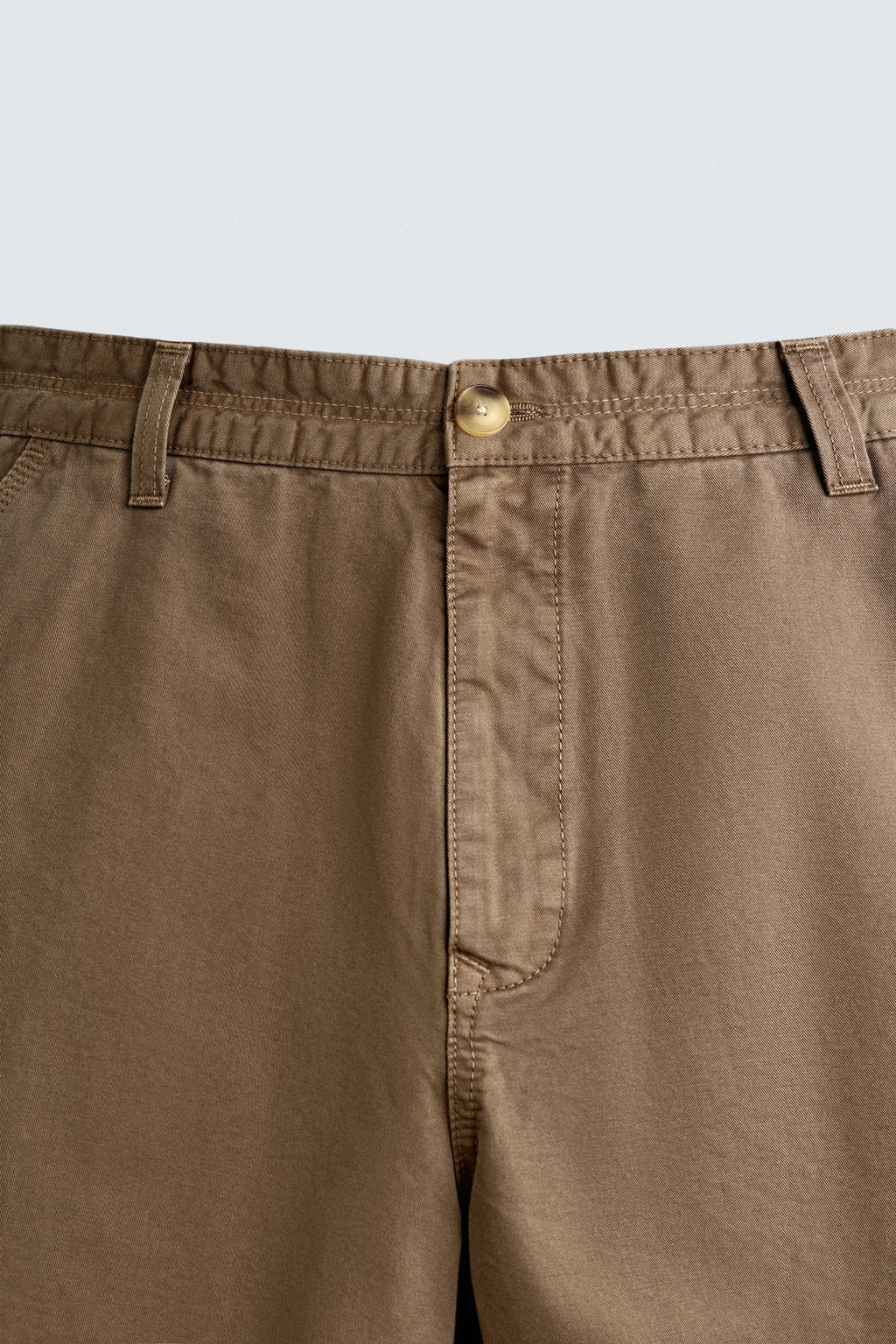 BERMUDA LAVADO EFECTO VINTAGE / Marr?n claro - Zara фото 8