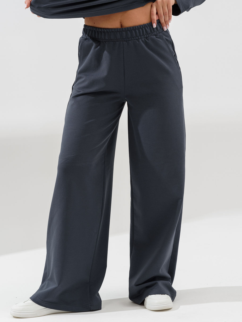 Брюки футер "Палаццо"