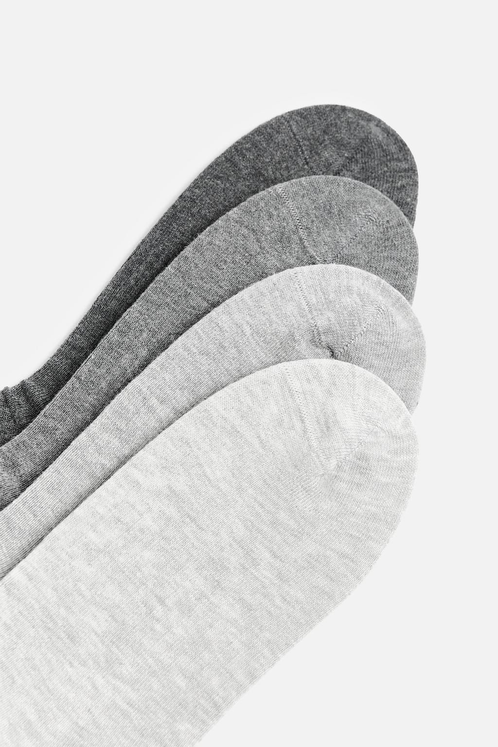 PACK OF 4 ANKLE SOCKS - Zara фото 2
