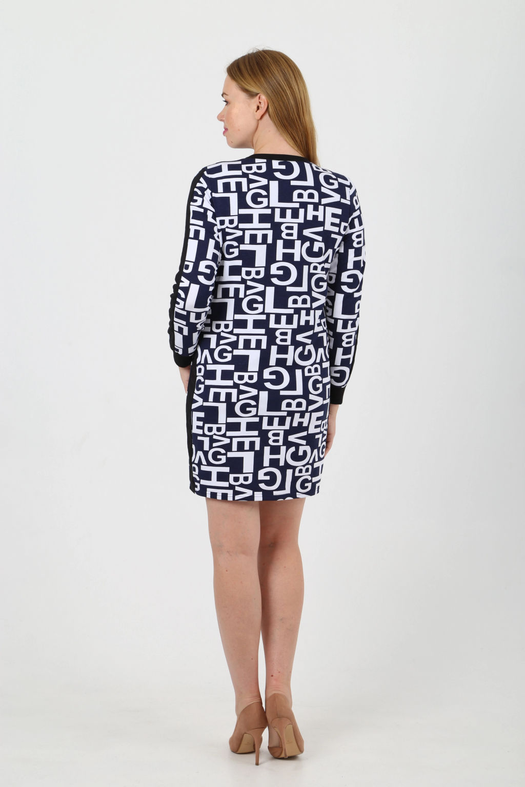 Платье женское, цвет синий