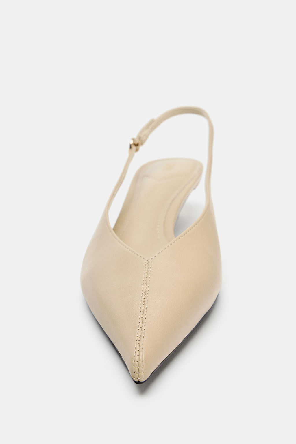 SLINGBACK KITTEN HEEL SHOES - Zara фото 12