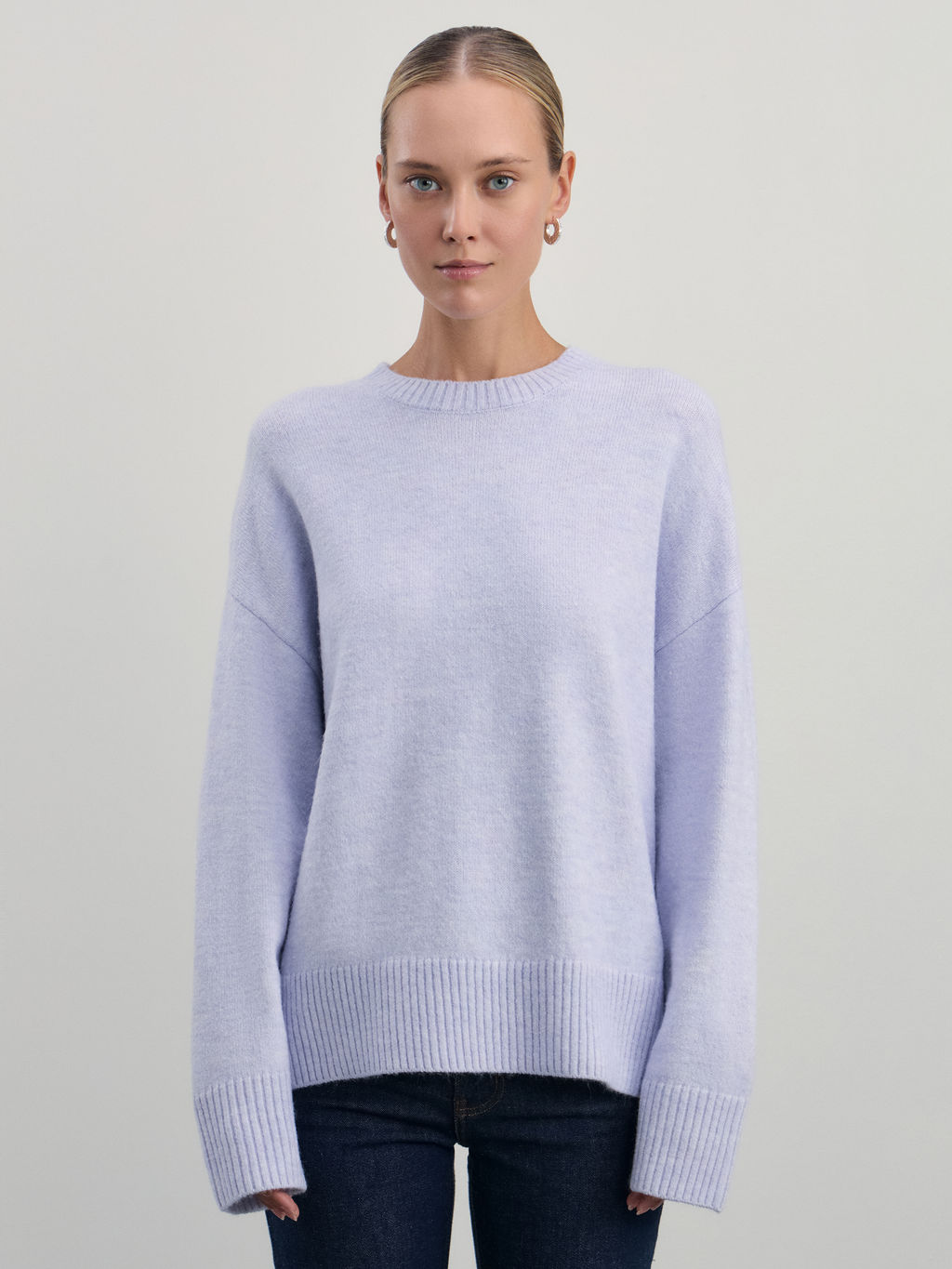 Базовый джемпер с добавлением шерсти / Zarina  фото 3