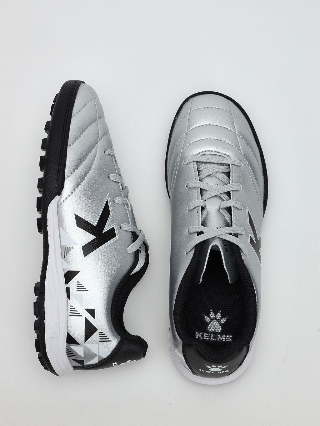 Детские шиповки KELME Childrens Football Shoes (TF) Silver