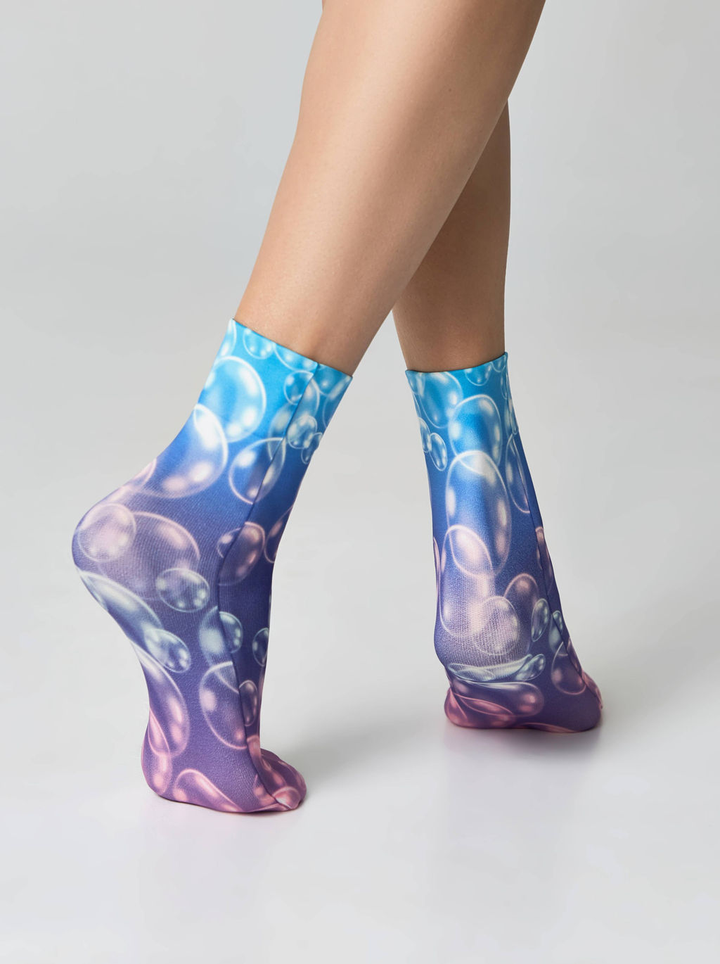 Цена за 2 пары. Носки фантазийные CONTE FANTASY Плотные носки с рисунком Bubbles - Conte elegant фото 3
