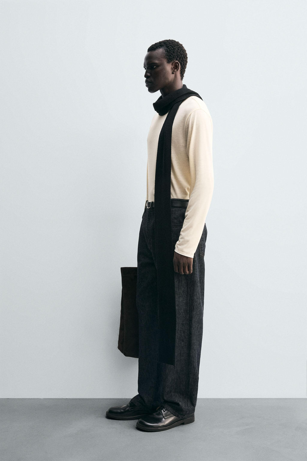 LIGHTWEIGHT LONG SLEEVE T-SHIRT - Zara фото 4