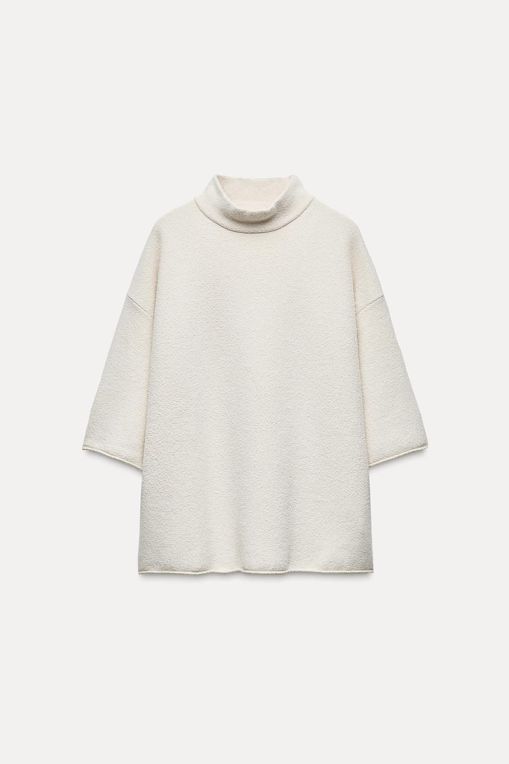 HIGH NECK KNIT SWEATER - Zara фото 7