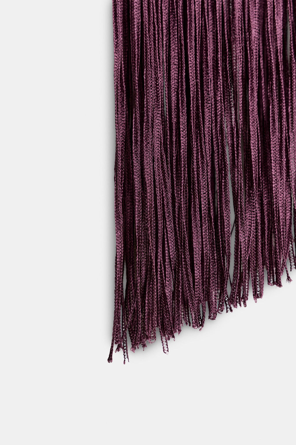 FRINGED STRETCH BANDEAU TOP - Zara фото 9