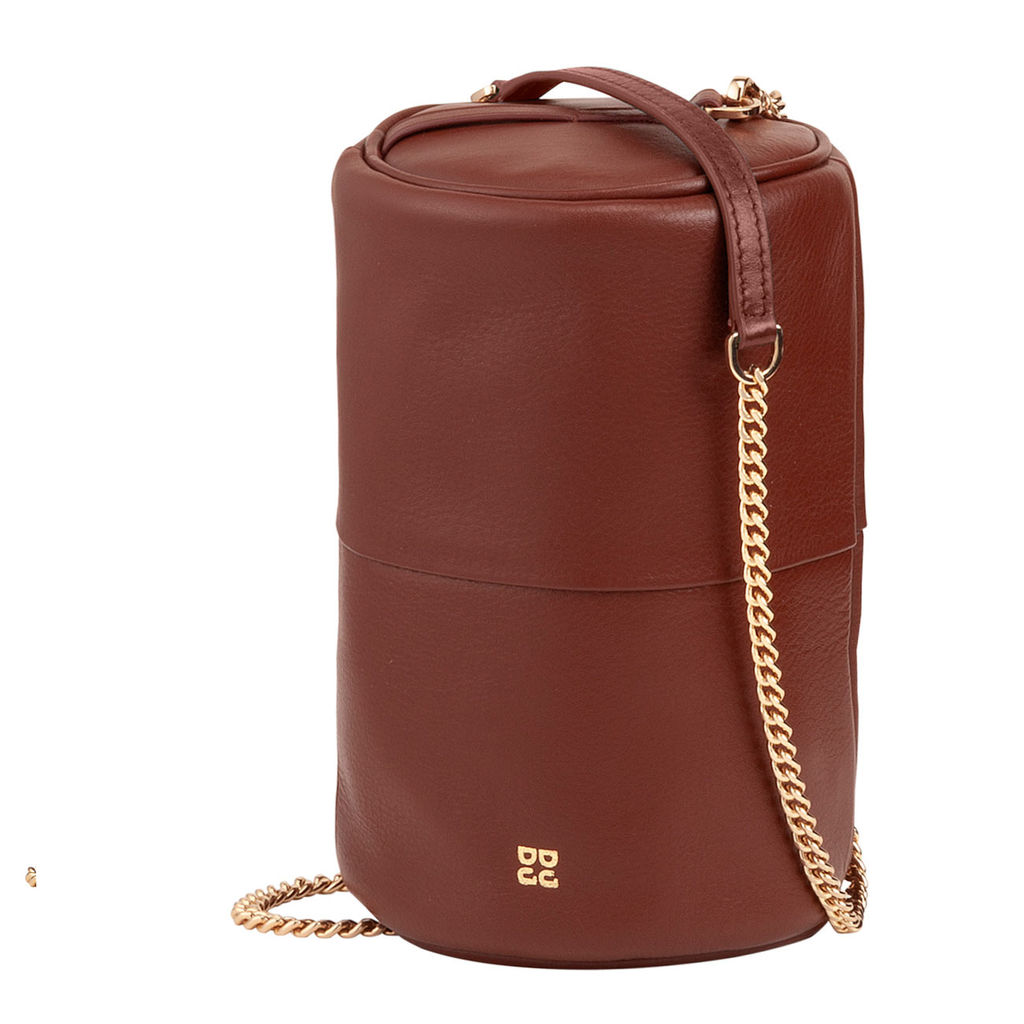 Итальянская кожаная сумка DuDu Bags серии Abigail | шоколадный - Dudubags фото 4