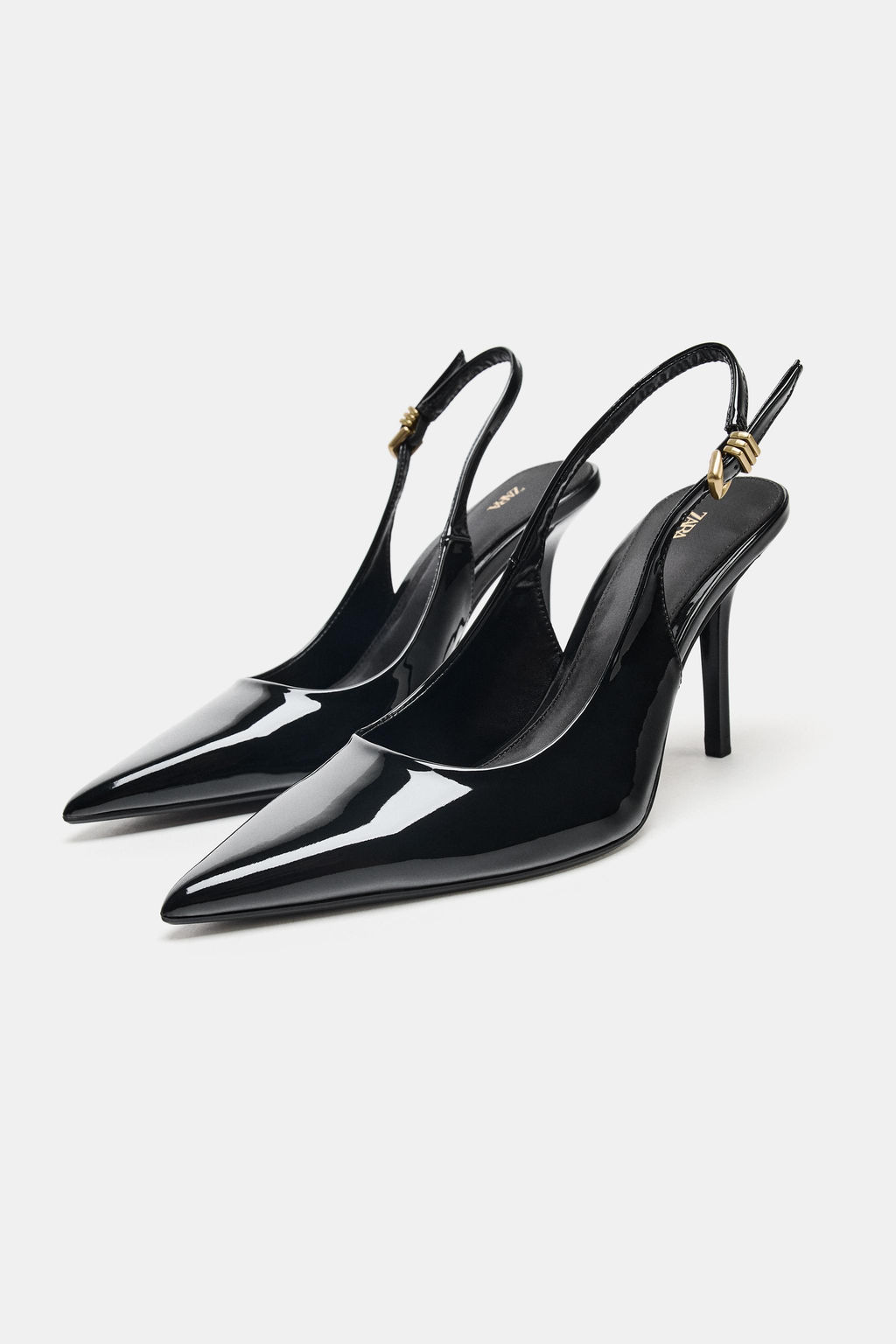 METAL BUCKLE HEELS - Zara фото 16