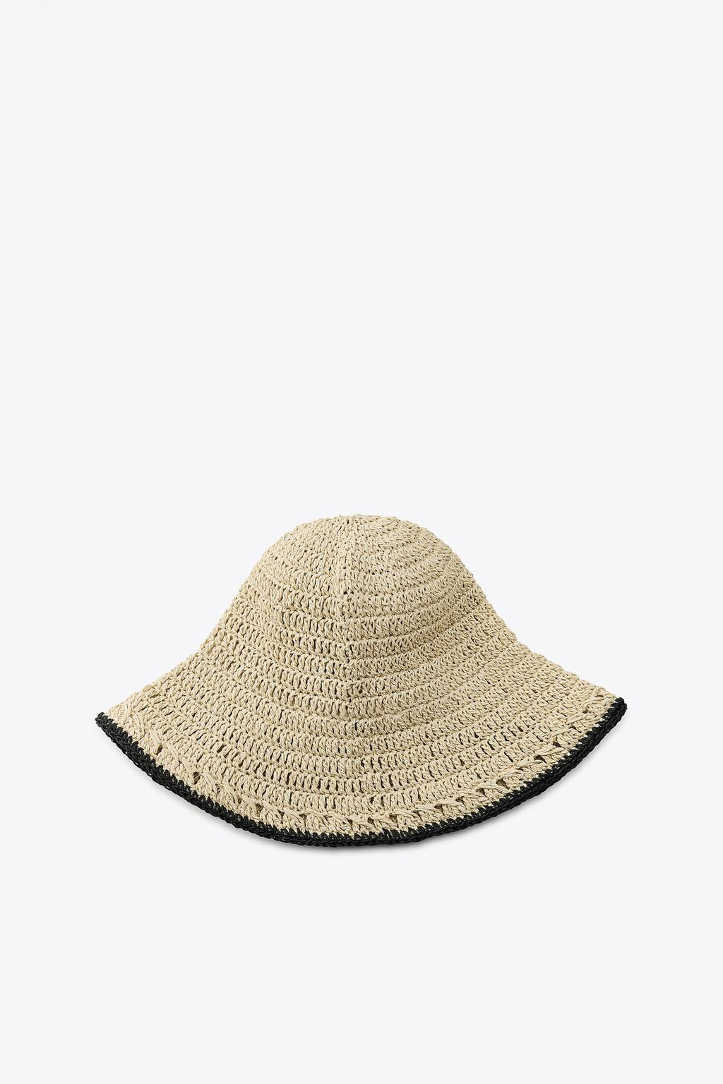 CONTRAST BUCKET HAT - Zara фото 3