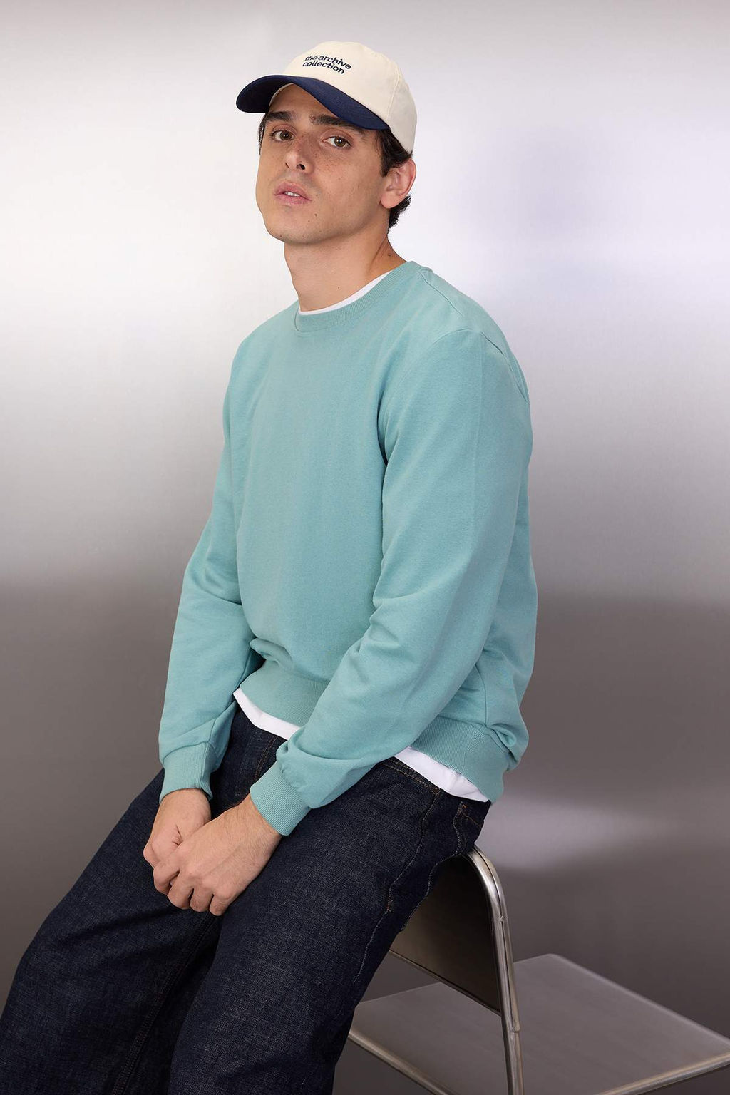 TRENDYOL MAN Haki Regular/Normal Kesim Uzun Kollu Sweatshirt TMNAW20SW0164 - Trendyolmilla фото 47
