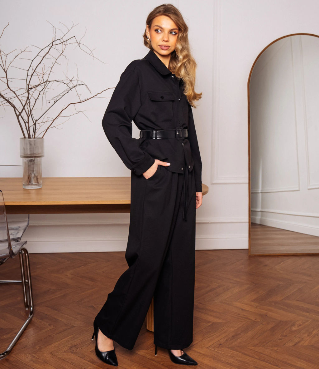 Костюм #КТ2006 (6), чёрный - Dommod фото 2