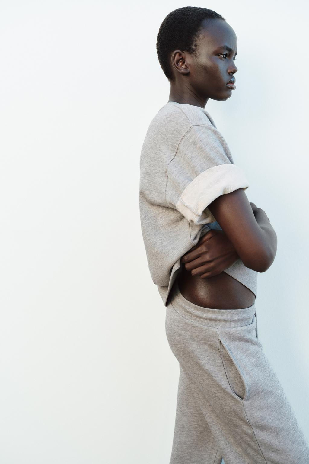FADED-EFFECT OVERSIZE SWEATSHIRT - Zara фото 3