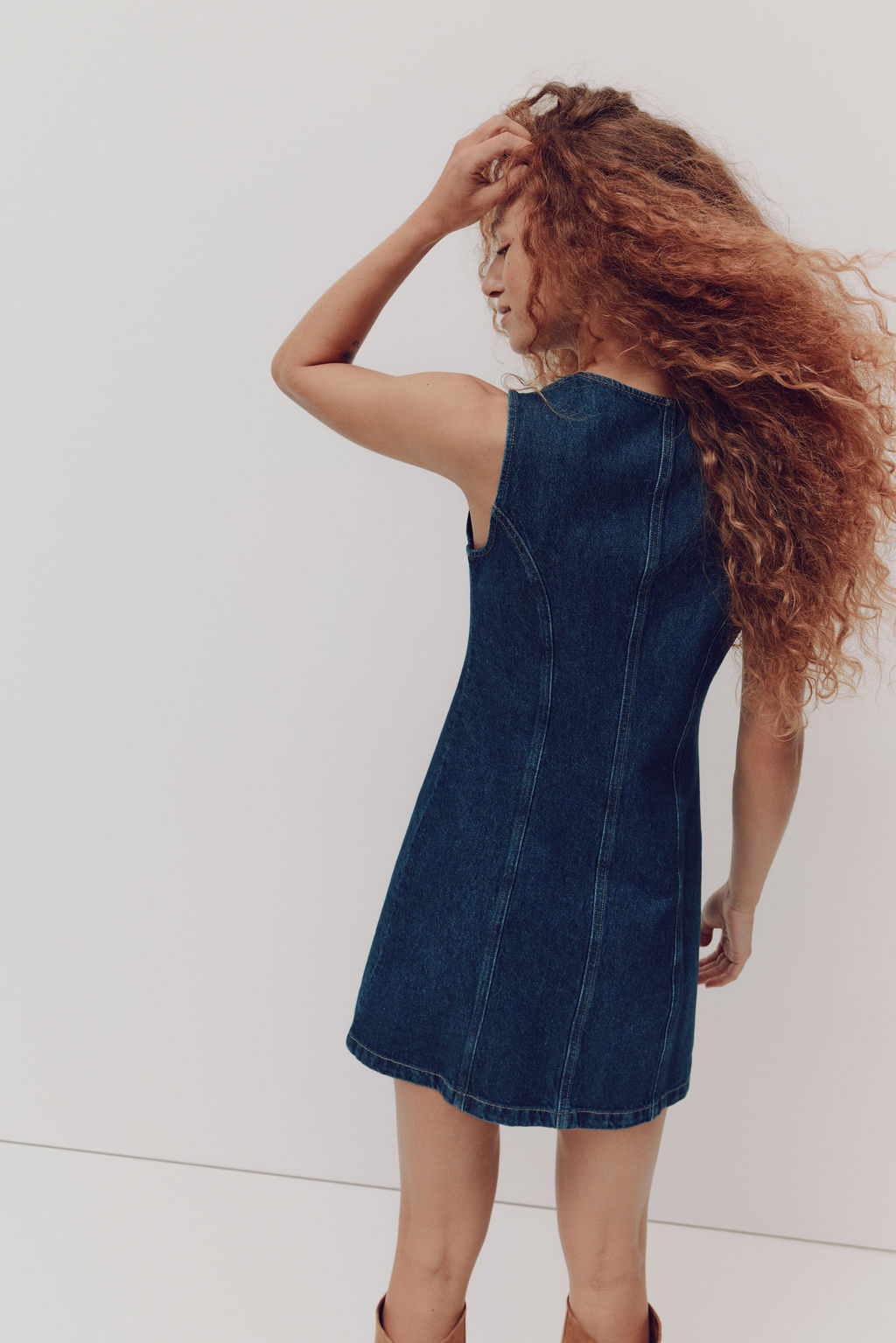 Minivestido en denim - H&m фото 3