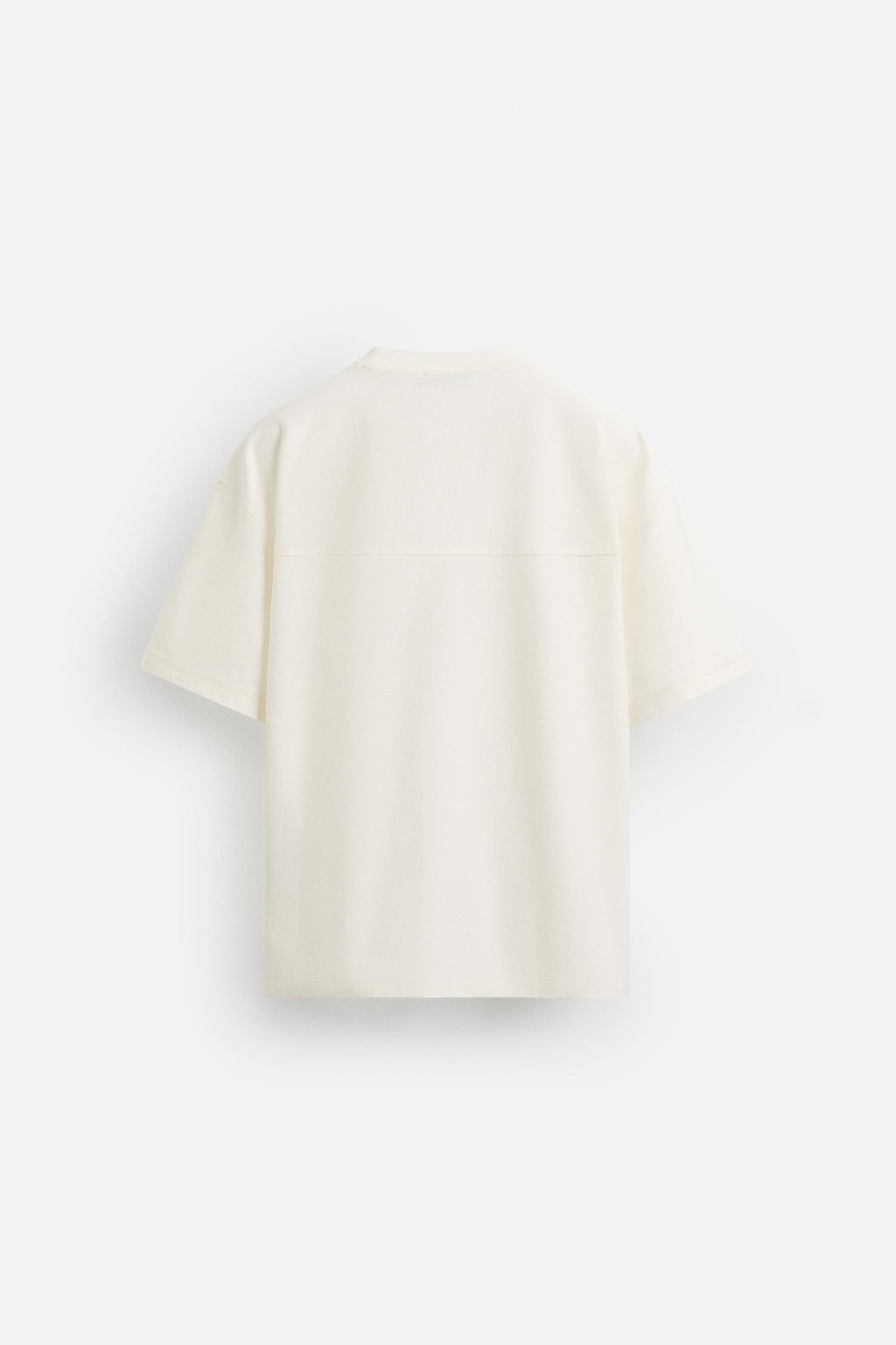 HEAVYWEIGHT TEXTURED T-SHIRT - Zara фото 8