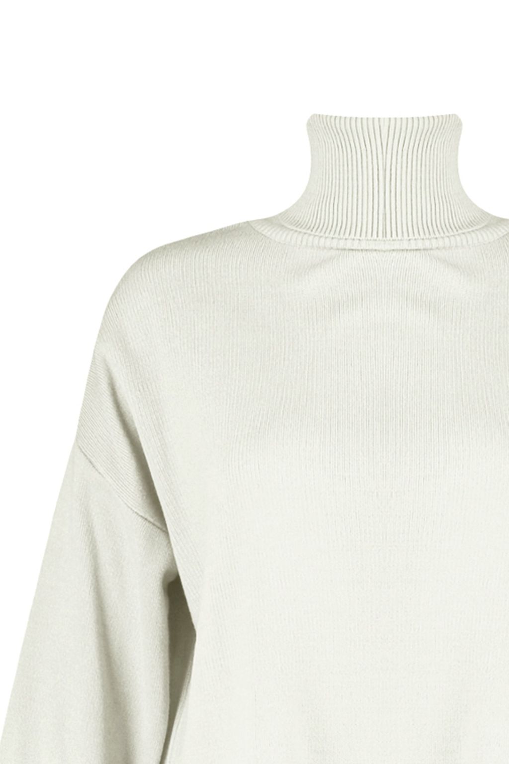 Ekru Genis Kal?p Basic Triko Kazak TWOAW23KZ00206 - Trendyolmilla фото 8