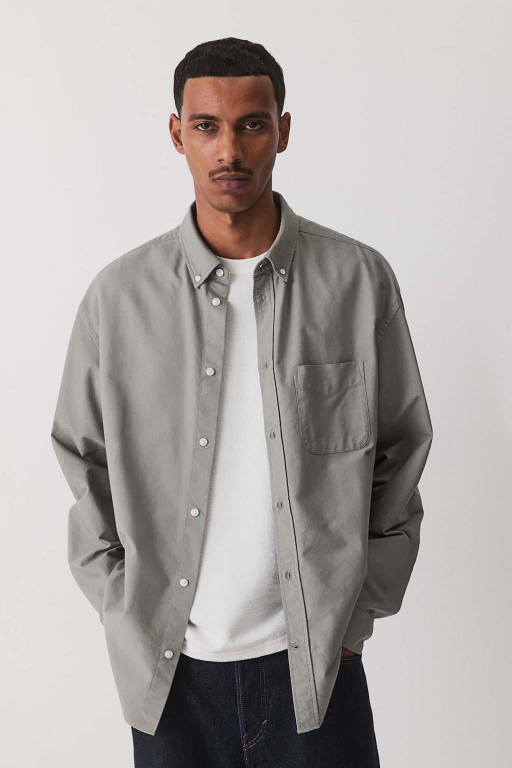 Regular Fit Oxford shirt - H&m фото 3