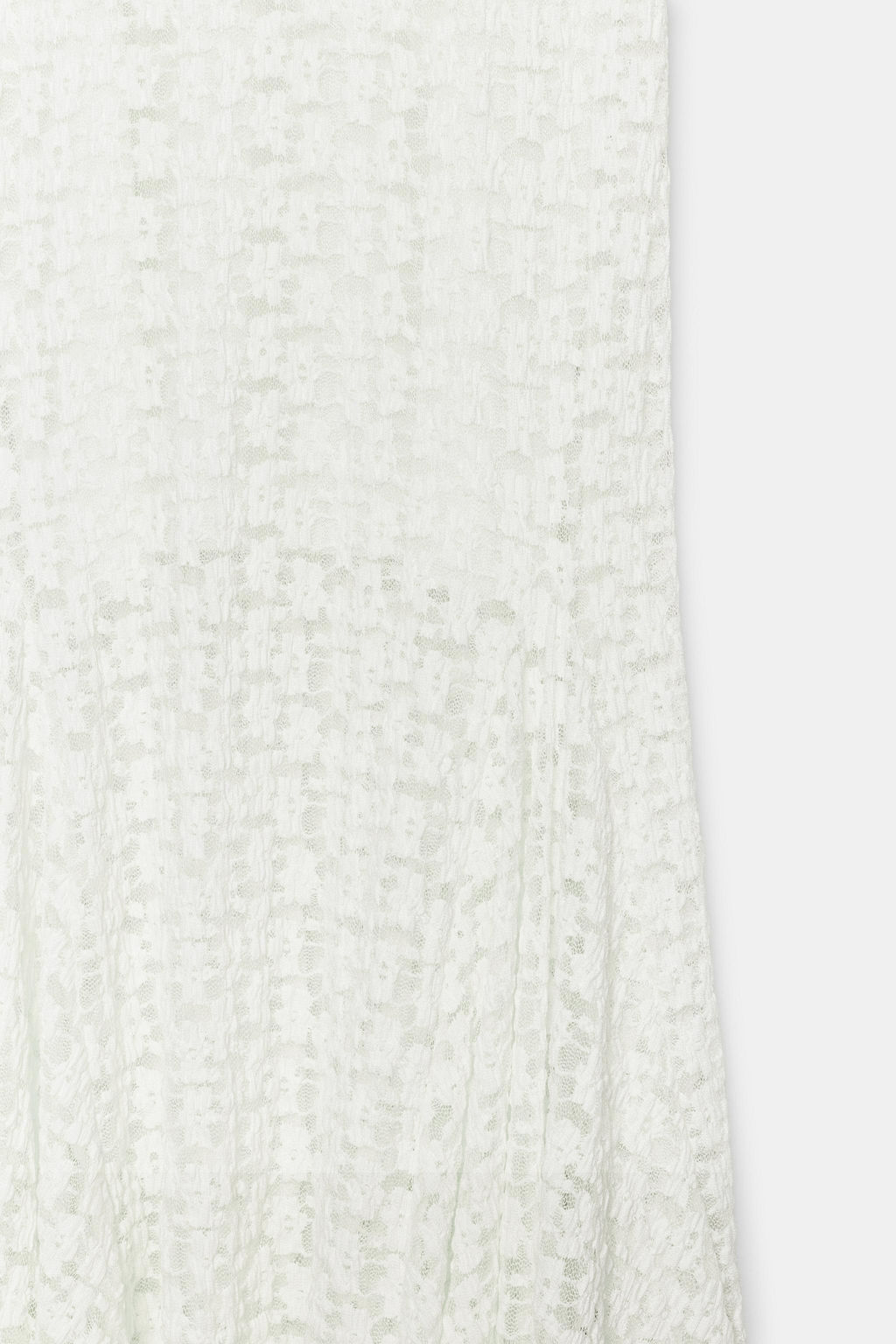 VESTIDO LARGO ENCAJE / Blanco roto - Zara фото 7