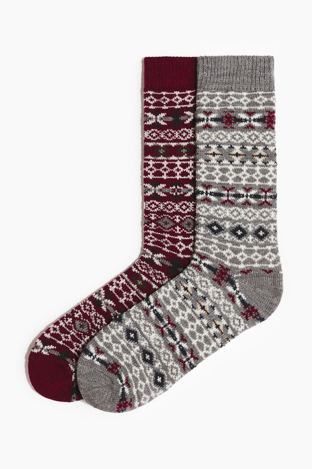 Pack de 2 calcetines en mezcla de lana - H&m фото 2