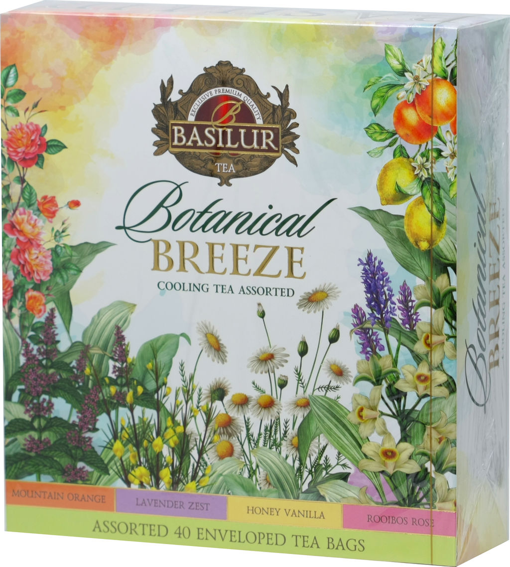 BASILUR. 8 марта. Botanical Breeze. Ассорти карт.упаковка, 40 пак.