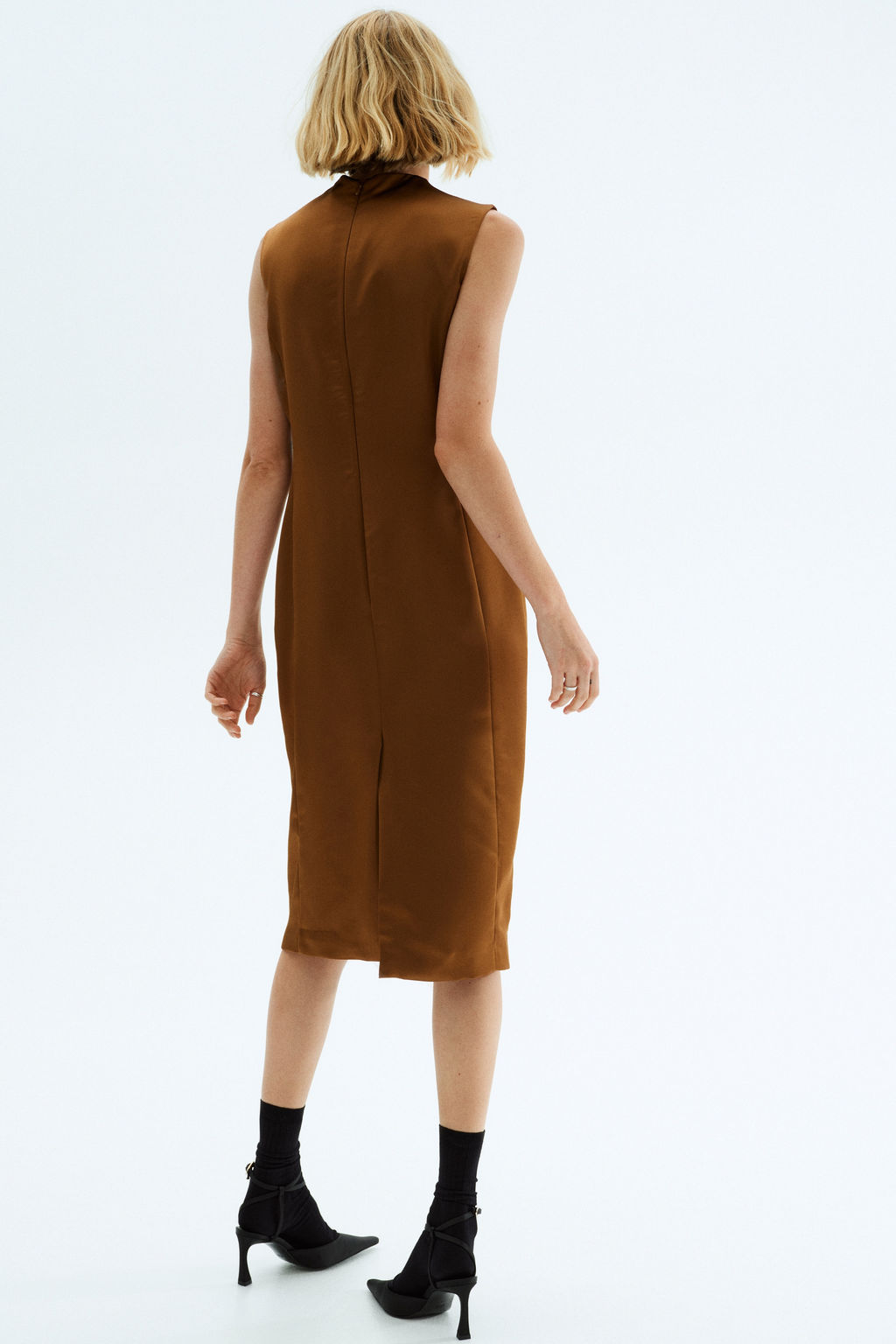 Vestido midi ajustado - H&m фото 4